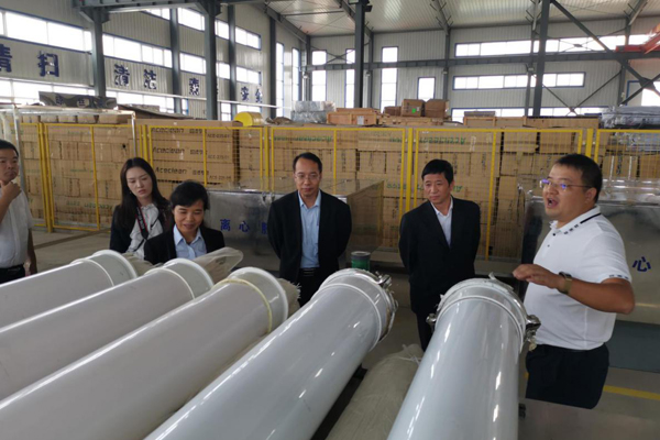 陕西航天建设集团有限公司总经理、党委副书记谢明娟率队赴辽宁Kaiyun环保产业集团开展考察调研工作